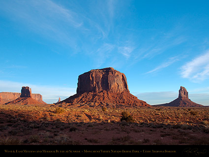 Monument_Valley_Sunrise_Merrick_Butte_and_Mittens_X9927